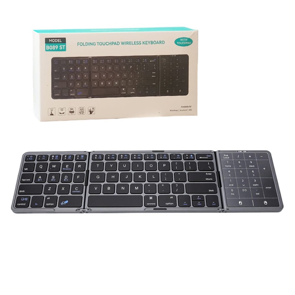 Original Folding Touchpad Wireless Keyboard available at Urbantech.pk in Pakistan