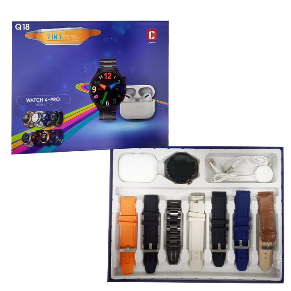 Original Smart Watch Q18 7In1 available at Urbantech.pk in Pakistan