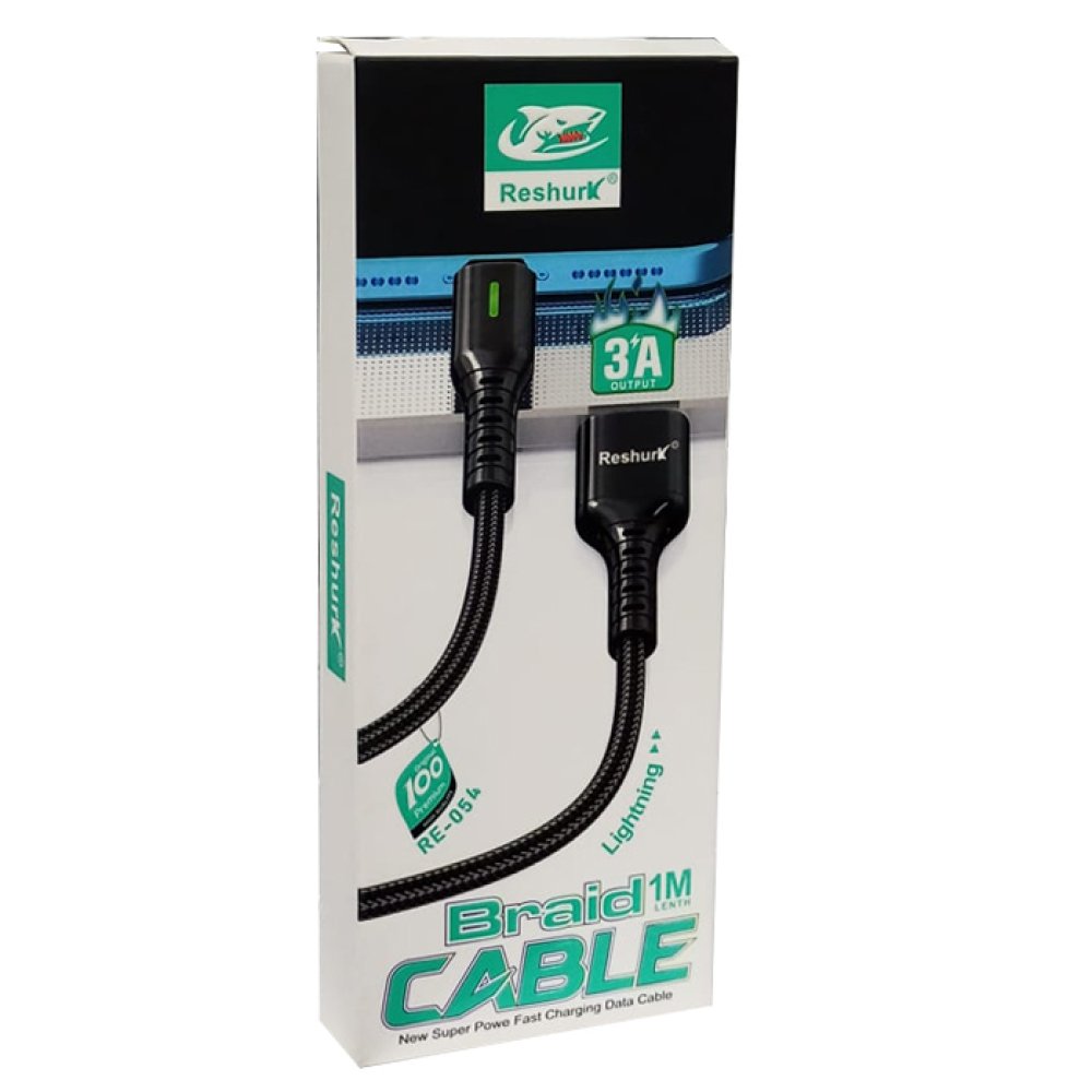 Original Reshurk Lightning Cable Re054 available at Urbantech.pk in Pakistan