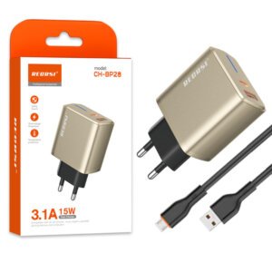Original Recrsi 2Pin Micro Charger available at Urbantech.pk in Pakistan