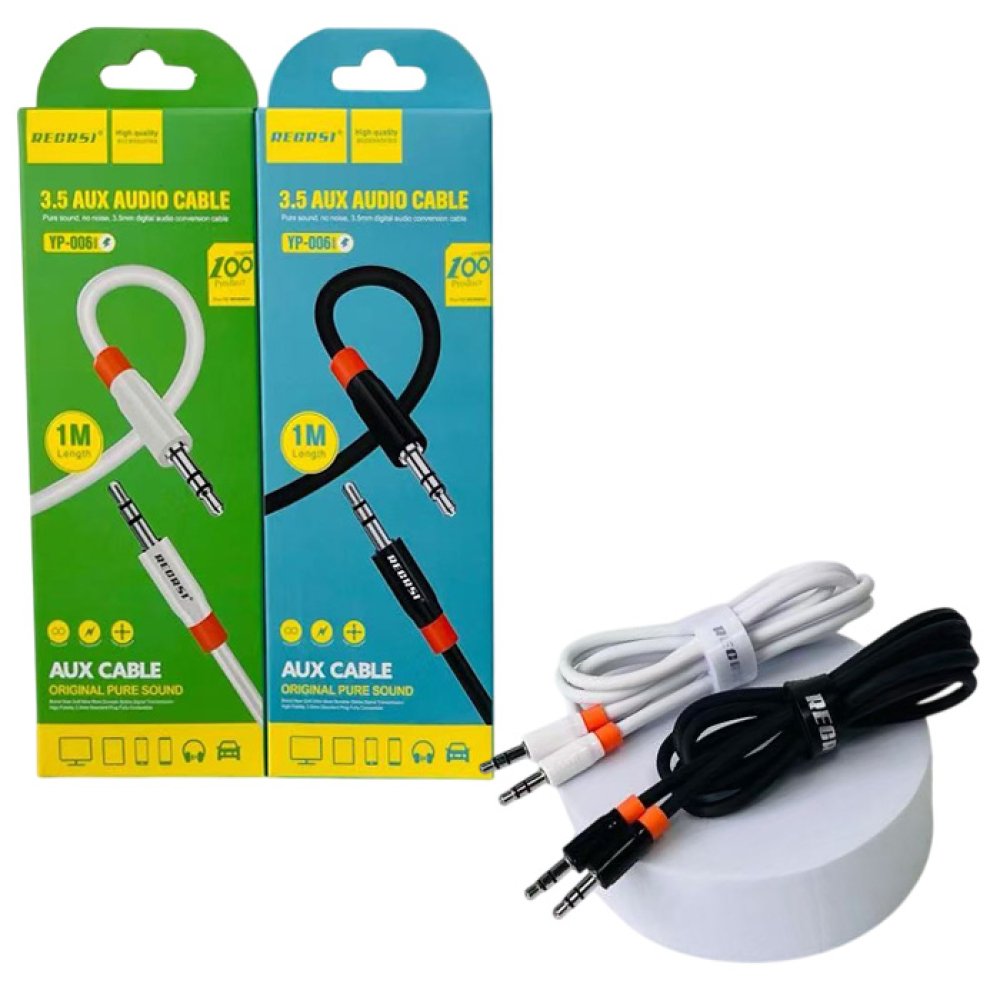 Original Recrsi Aux Cable Yp006 available at Urbantech.pk in Pakistan