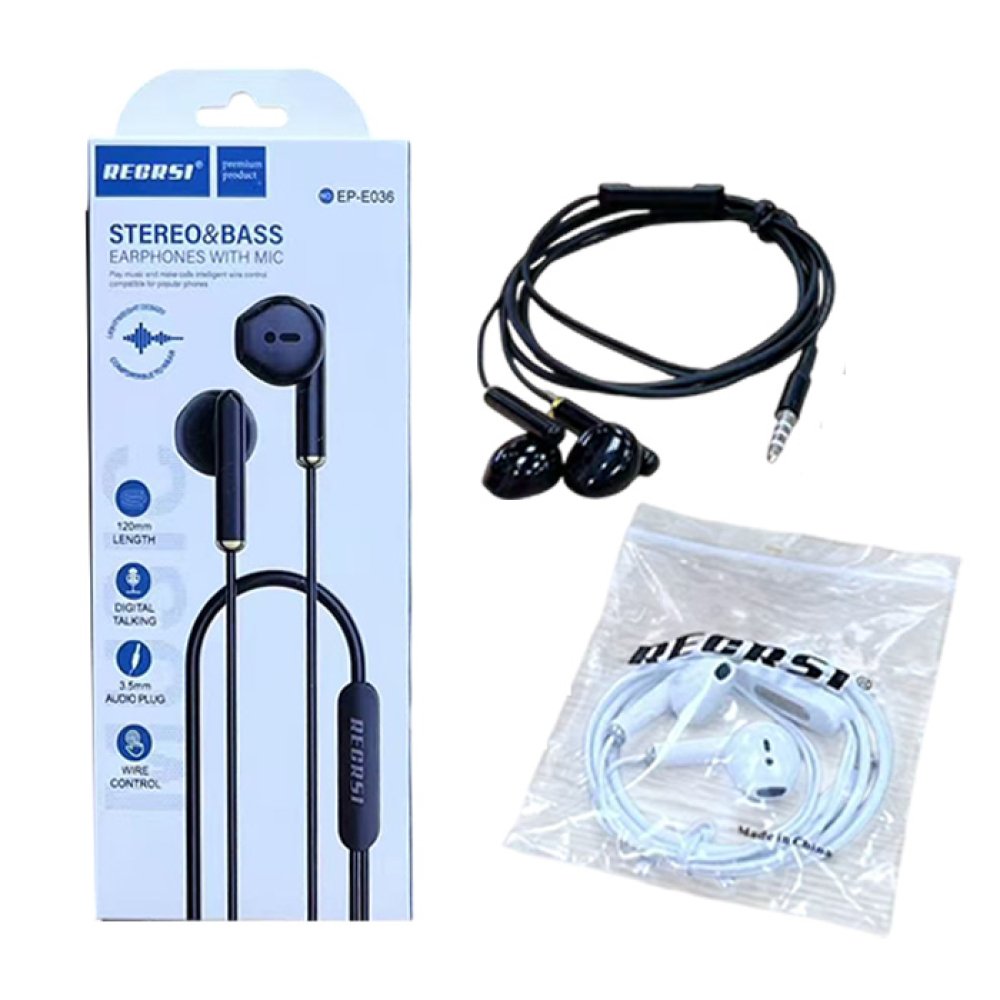 Original Recrsi Handfree Wired Epe036 available at Urbantech.pk in Pakistan