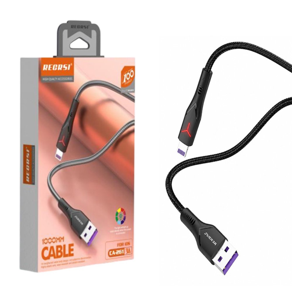 Original Recrsi Iphone Cable Ca261 available at Urbantech.pk in Pakistan