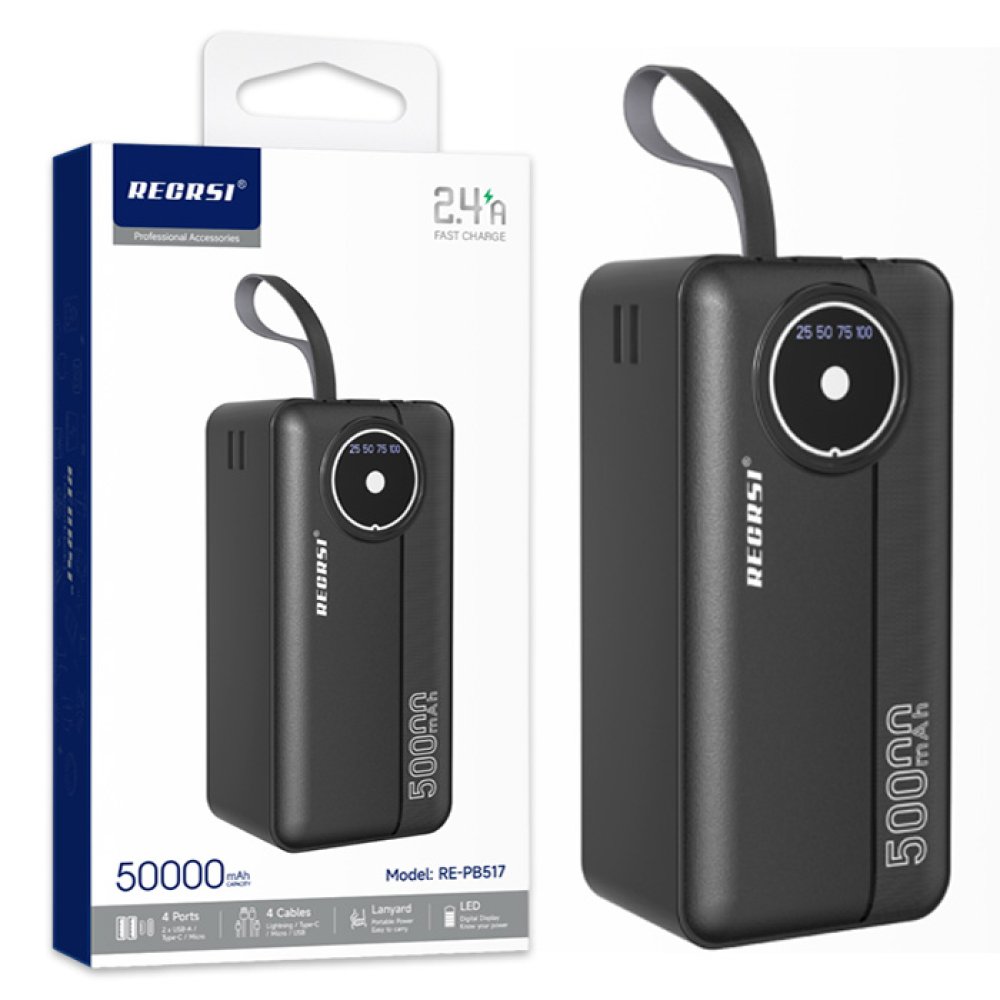 Original Recrsi Power Bank 24A available at Urbantech.pk in Pakistan