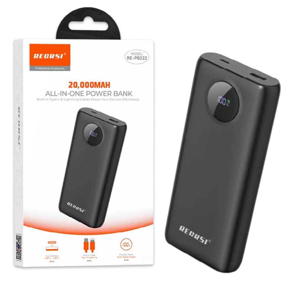 Original Recrsi Power Bank Pd available at Urbantech.pk in Pakistan