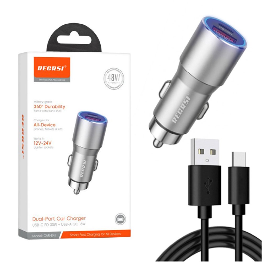 Original Recrsi Car Charger Tc available at Urbantech.pk in Pakistan
