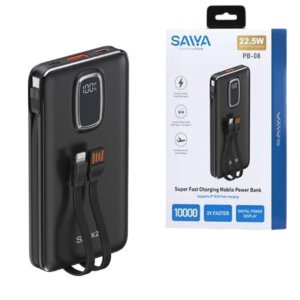 Original Saiya Power Bank Pb08 available at Urbantech.pk in Pakistan