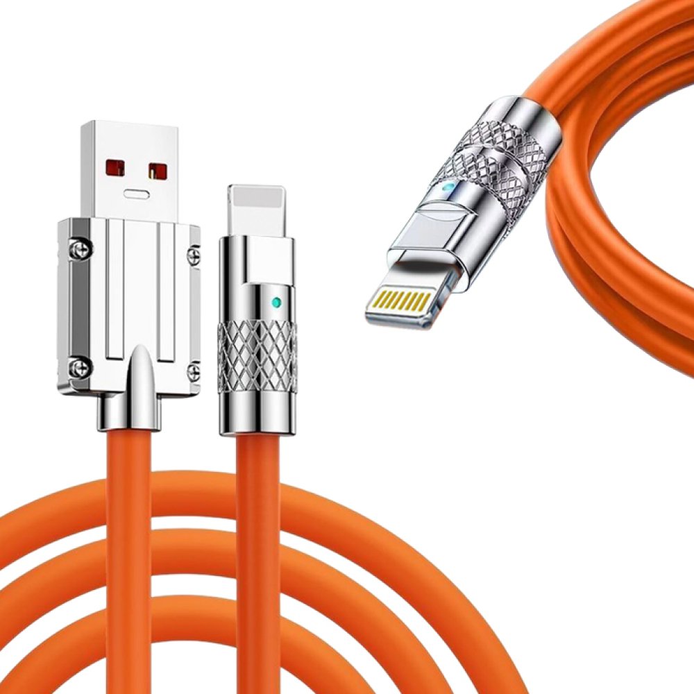 Original Orange Cable Iphone Loose available at Urbantech.pk in Pakistan