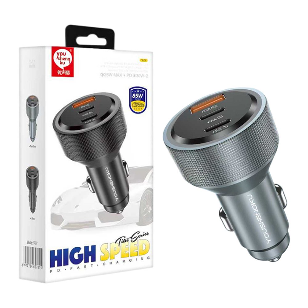 Original Youshenqku Car Charger Y77 available at Urbantech.pk in Pakistan