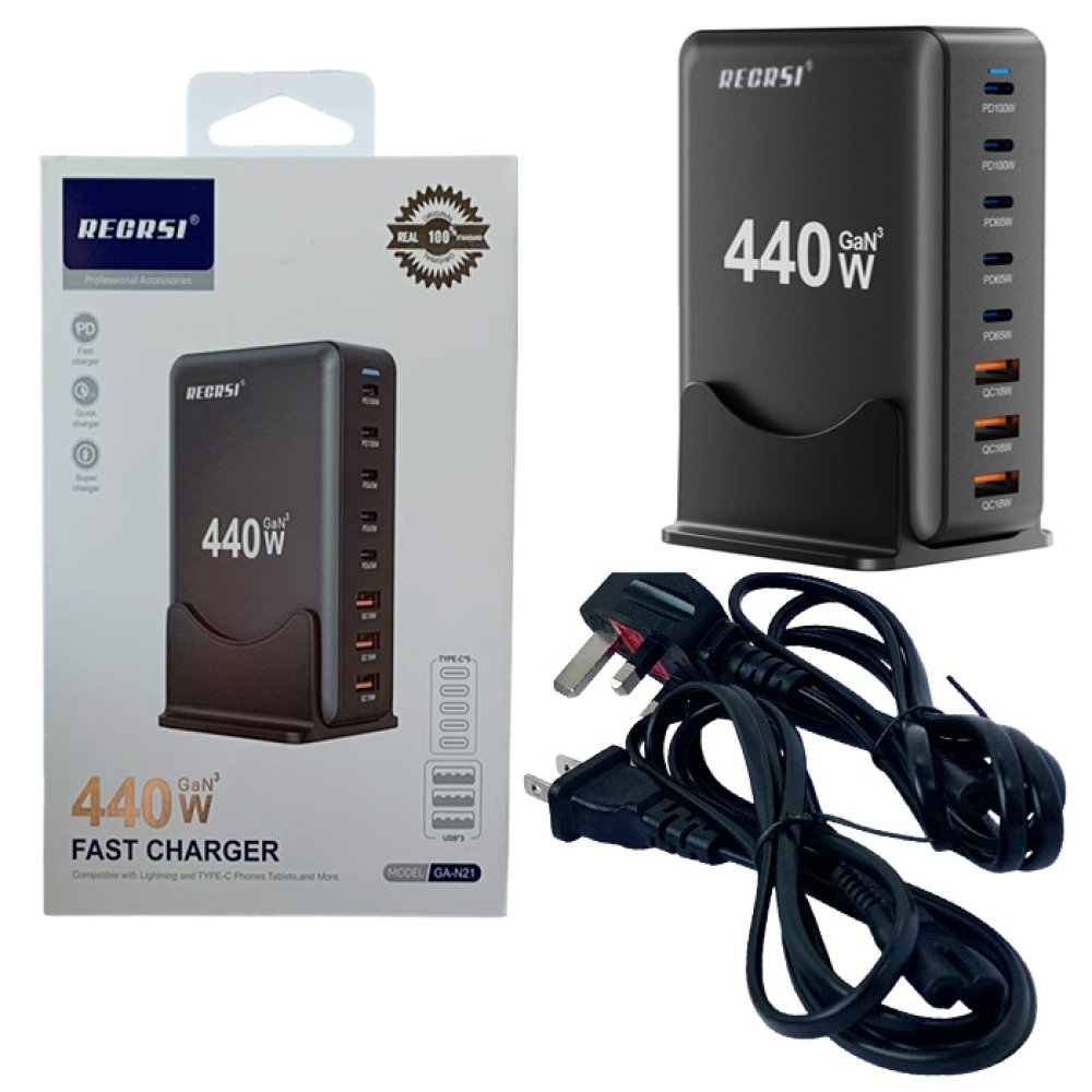 Original Recrsi 440Weu Charger Gan21 available at Urbantech.pk in Pakistan